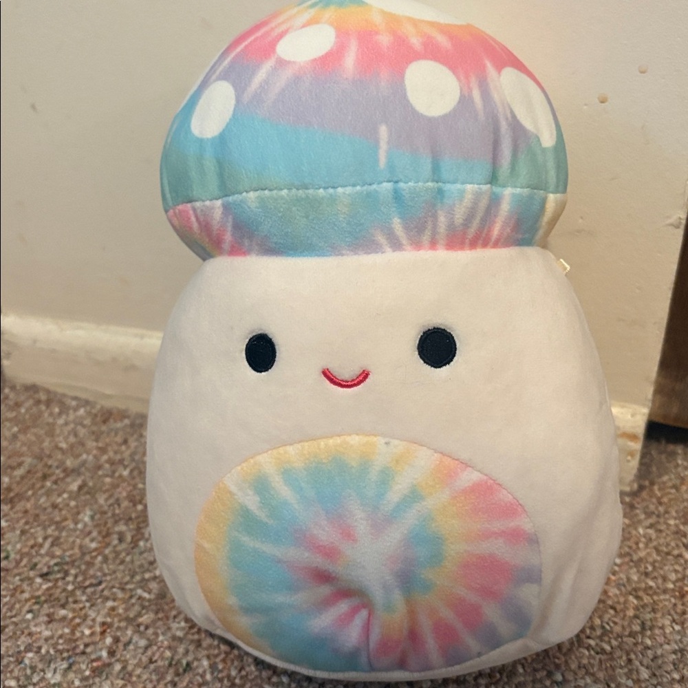 Squishmallows Pastel Tie-Dye Mushroom Plush